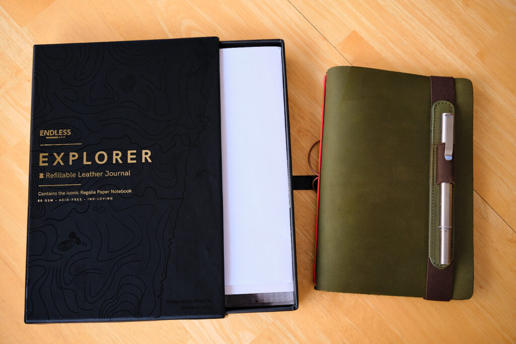 This is my review of the Endless Stationary Explorer writing journal with Regalia paper.