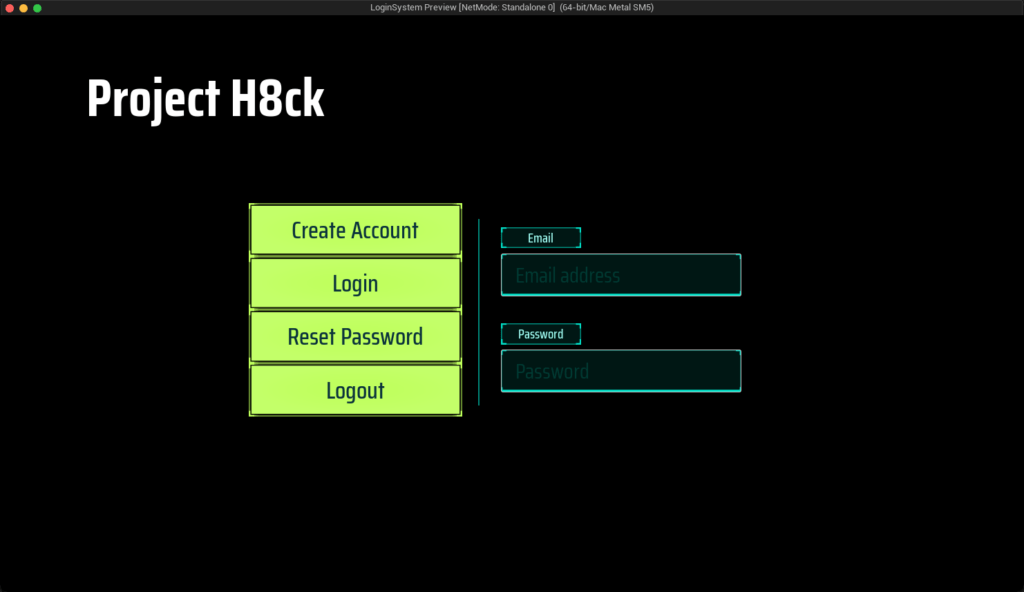 Indie game Project Hack - Convergence