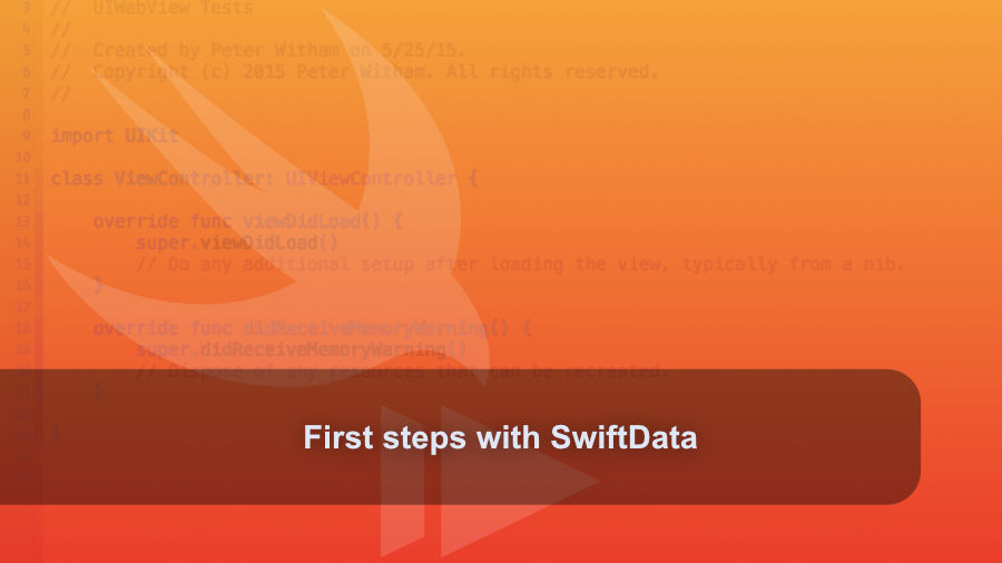 First steps with SwiftData