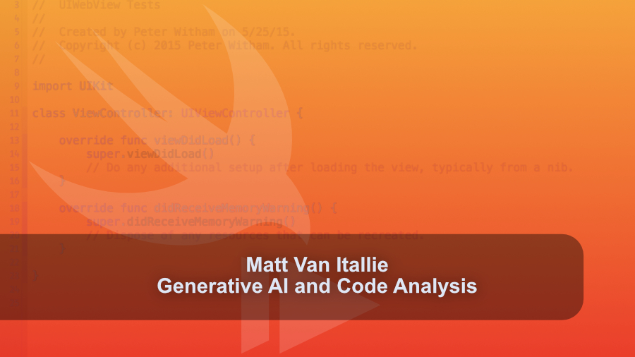 Matt Van Itallie - Sema software, generative ai and code analysis