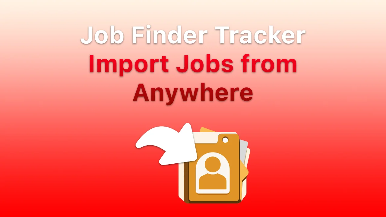 Job Finder Tracker iOS Updates