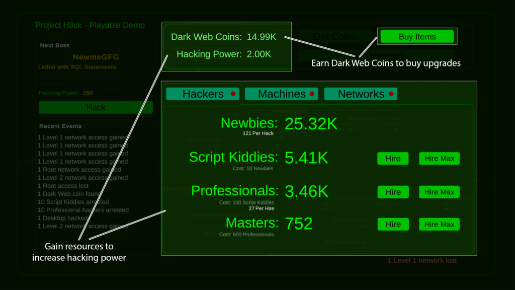 Project H8ck onboarding screen 1