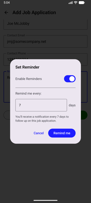 Job Finder Tracker screenshot 5